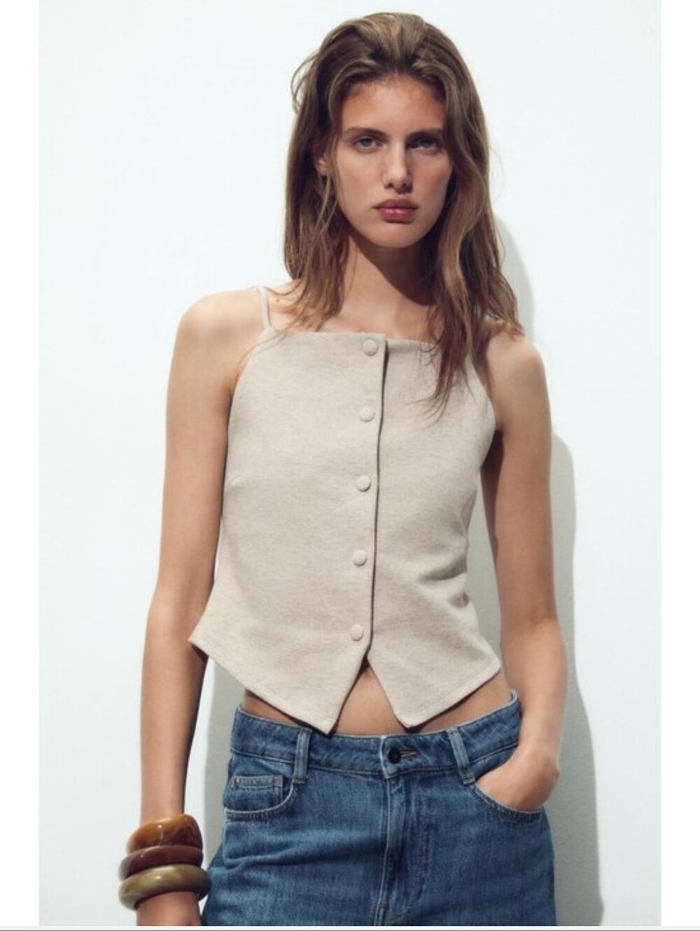 NWT ZARA Fitted Vest Top